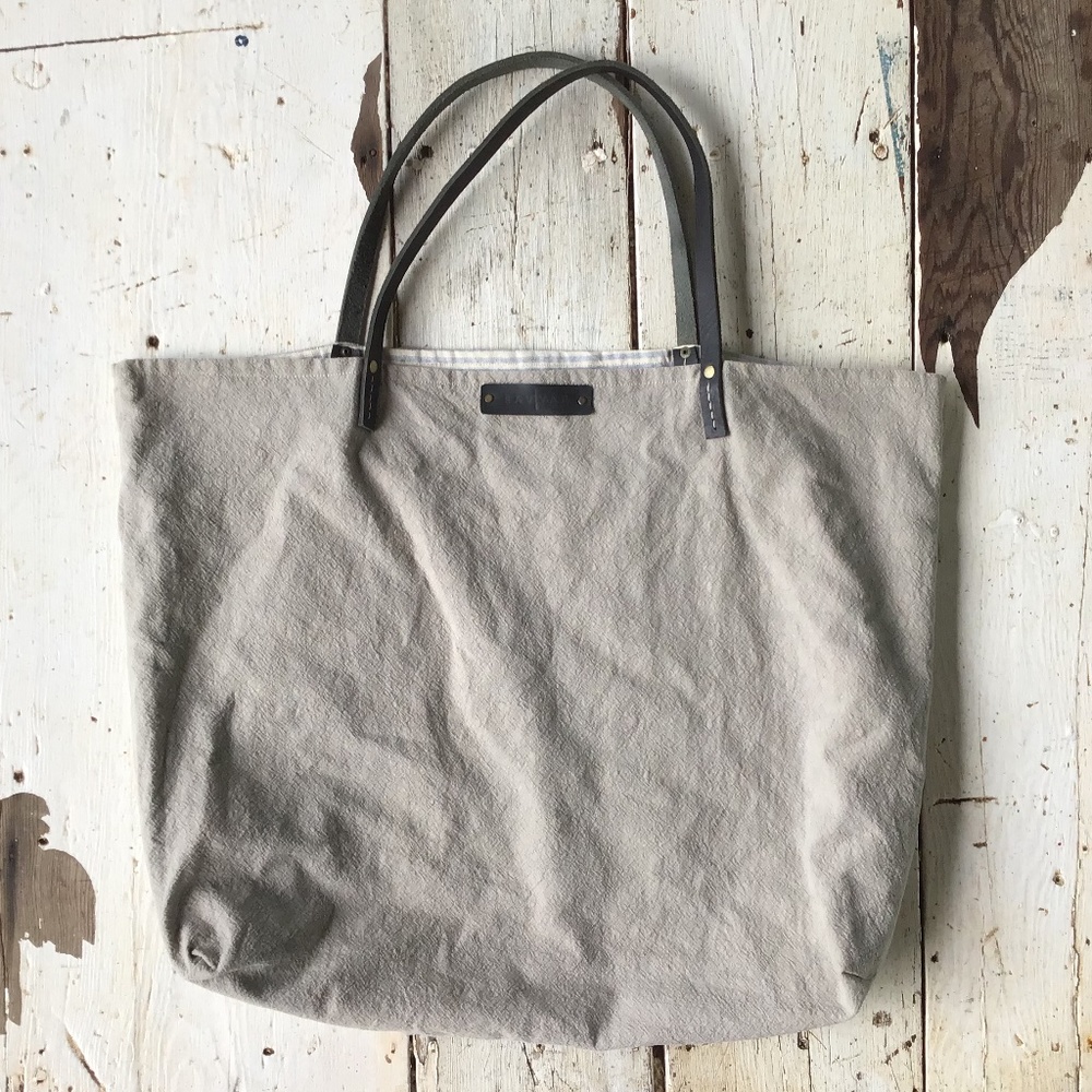NEW Anthropologie HEMP BAG reversible TOTE $128